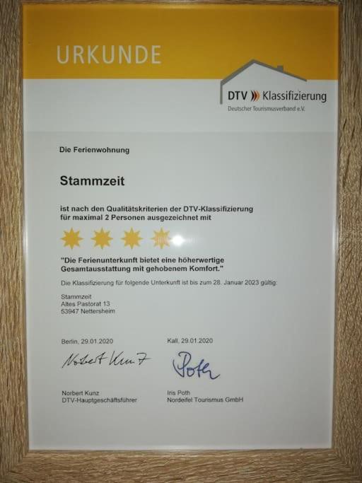4 Sterne Ferienwohnung Stammzeit Nettersheim Eksteriør bilde